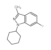 1-环己基-6-氟-3-甲基-1H-吲唑图片