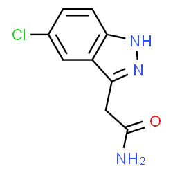 5-氯吲唑-3-乙酰胺结构式