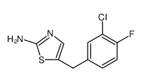 2-Thiazolamine, 5-[(3-chloro-4-fluorophenyl)methyl] picture