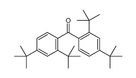 bis(2,4-ditert-butylphenyl)methanone Structure