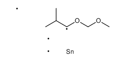 [1-(methoxymethoxy)-2-methylpropyl]-trimethylstannane Structure