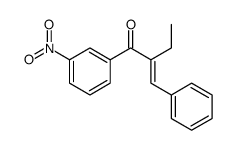 2-benzylidene-1-(3-nitrophenyl)butan-1-one Structure