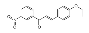3-(4-ethoxyphenyl)-1-(3-nitrophenyl)prop-2-en-1-one Structure