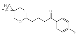 4-(5,5-DIMETHYL-1,3-DIOXAN-2-YL)-4'-FLUOROBUTYROPHENONE Structure