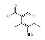 5-AMINO-4,6-DIMETHYLNICOTINIC ACID结构式