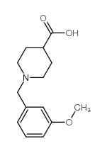1-(3-methoxybenzyl)piperidine-4-carboxylic acid Structure