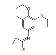 N-(3,4-diethoxy-5-methylphenyl)-2,2-dimethylpropanamide Structure