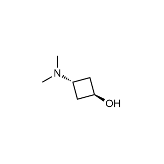 trans-3-(Dimethylamino)cyclobutanol Structure