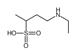 4-(ethylamino)butane-2-sulfonic acid Structure
