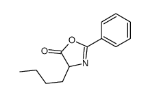 4-butyl-2-phenyl-4H-1,3-oxazol-5-one Structure