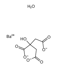 citric acid ; tribarium compound Structure
