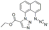 1-(8-Azidonaphthalen-1-yl)-1H-1,2,3-triazole-5-carboxylic acid ethyl ester结构式