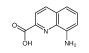 8-AMINOQUINOLINE-2-CARBOXYLIC ACID Structure