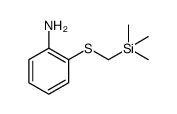 Benzenamine, 2-[[(trimethylsilyl)methyl]thio] Structure