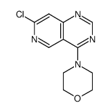 4-(7-chloropyrido[4,3-d]pyrimidin-4-yl)morpholine Structure
