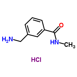 3-(aminomethyl)-N-methylbenzamide,hydrochloride structure