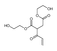 bis(2-hydroxyethyl) 2-prop-2-enoylbutanedioate结构式