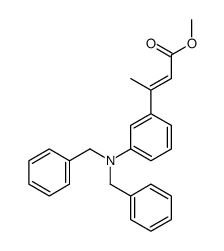 methyl 3-[3-(dibenzylamino)phenyl]but-2-enoate Structure