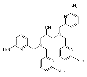 1,3-bis[bis[(6-aminopyridin-2-yl)methyl]amino]propan-2-ol Structure