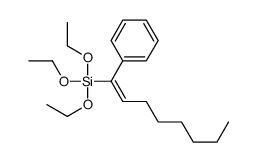 triethoxy(1-phenyloct-1-enyl)silane结构式
