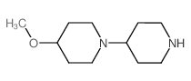 4-甲氧基-1,4-联哌啶结构式
