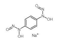 1,4-Benzenediamine,N1,N4-dihydroxy-N1,N4-dinitroso-, sodium salt (1:2)结构式