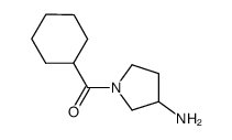 (3-aminopyrrolidin-1-yl)(cyclohexyl)methanone Structure