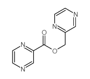 pyrazin-2-ylmethyl pyrazine-2-carboxylate结构式