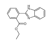 ethyl 2-(1H-benzimidazol-2-yl)benzoate结构式