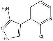 4-(2-chloro-3-pyridinyl)-1H-Pyrazol-3-amine Structure