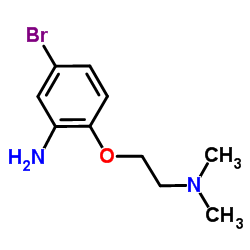 5-Bromo-2-[2-(dimethylamino)ethoxy]aniline结构式