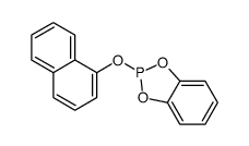 2-naphthalen-1-yloxy-1,3,2-benzodioxaphosphole Structure