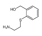 [2-(2-aminoethylsulfanyl)phenyl]methanol结构式