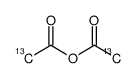 乙酸酐-2,2-13C2结构式