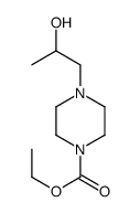 4-(2-HYDROXYPROPYL)PIPERAZINE-1-CARBOXYLICACIDETHYLESTER Structure