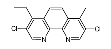 4,7-diethyl-3,8-dichloro-1,10-phenanthroline结构式