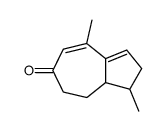 1,4-dimethyl-2,7,8,8a-tetrahydro-1H-azulen-6-one Structure