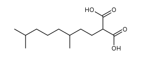 (3,7-dimethyl-octyl)-malonic acid Structure