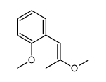 1-methoxy-2-[(E)-2-methoxyprop-1-enyl]benzene Structure