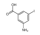 3-氨基-5-碘苯甲酸结构式