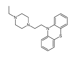 10-(2-(4-Ethyl-1-piperazinyl)ethyl)phenothiazine结构式