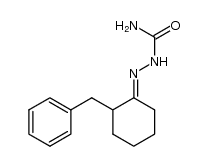 2-benzyl-cyclohexanone semicarbazone结构式