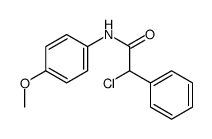 2-chloro-N-(4-methoxyphenyl)-2-phenylacetamide Structure