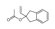 2-Vinyl-2,3-dihydro-1H-inden-2-yl acetate结构式