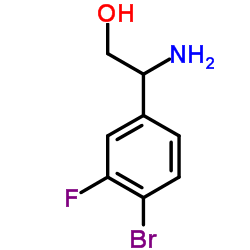 2-Amino-2-(4-bromo-3-fluorophenyl)ethan-1-ol Structure