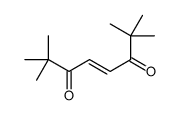 2,2,7,7-tetramethyloct-4-ene-3,6-dione结构式