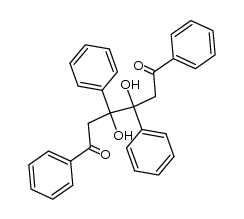 1,4-Dibenzoyl-2,3-diphenyl-butan-2,3-diol Structure