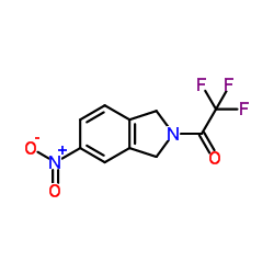 2,2,2-trifluoro-1-(5-nitro-1,3-dihydro-isoindol-2-yl)ethanone Structure