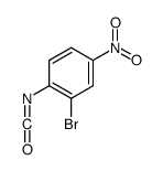 2-bromo-1-isocyanato-4-nitrobenzene Structure