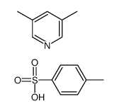 3,5-dimethylpyridine,4-methylbenzenesulfonic acid Structure